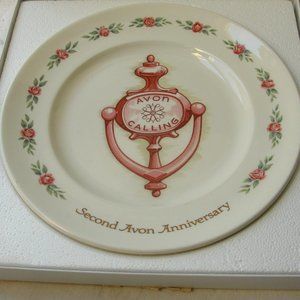 6 for $5..Avon Doorknocker 2nd Anniversary Plate